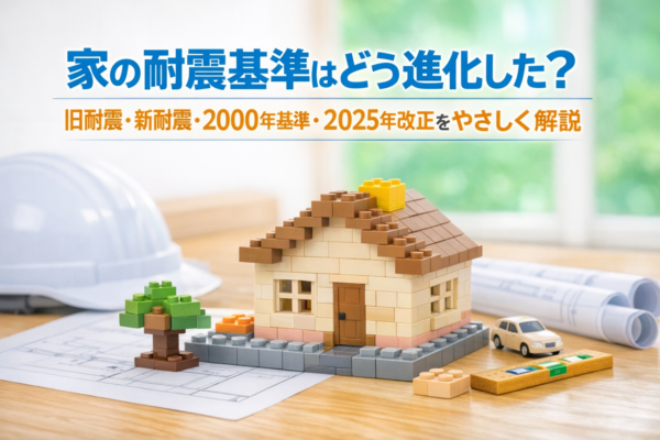 家の耐震基準はどう進化した?